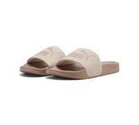 Badesandale PUMA "LEADCAT 2.0 TOPCAT", Damen, Gr. 42, frosted ivory, rose latte, sandstone, Leder, Schuhe, für sportliche Aktivitäten, mit Leder-Obermaterial (13968746-42) frosted ivory, rose latte, s
