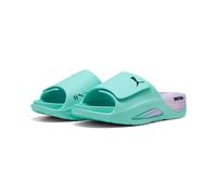 Badesandale PUMA "LEADCAT 20 BX", Damen, Gr. 38, grün (intense mint, light lavender, puma schwarz), Synthetik, unifarben, Schuhe, Badelatschen (89951856-38) intense mint, light lavender, puma schwarz