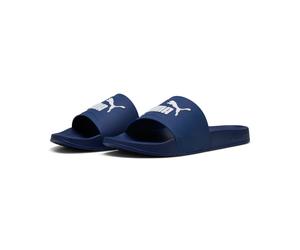 Badesandale PUMA "LEADCAT 20 FLEX", Herren, Gr. 42, blau jewel, puma weiß, Synthetik, unifarben, Schuhe, für entspannte Momente am Wasser, sportlicher Stil, ohne Verschluss (21570632-42) blau jewel, p