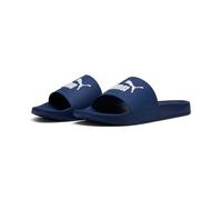 Badesandale PUMA "LEADCAT 20 FLEX", Herren, Gr. 43, blau jewel, puma weiß, Synthetik, unifarben, Schuhe, für entspannte Momente am Wasser, sportlicher Stil, ohne Verschluss (21570632-43) blau jewel, p