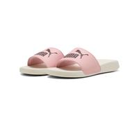 Badesandale PUMA "POPCAT 20 BX", Herren, Gr. 38, rosy outlook, chocolate braun, alpine snow, Synthetik, unifarben, Schuhe, für Strand, Pool und Freizeit, mit weichem Textil-Innenmaterial (71095356-38)
