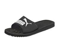 PUMA Purecat Unisex Slide Sandal , Black White, 39 EU