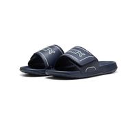 Badesandale PUMA "ROYALCAT COMFORT 2", Herren, Gr. 42, blau (puma navy, cool mid gray), Synthetik, Schuhe, für Alltag und Freizeit, mit SOFTRIDE-Dämpfung, sportlicher Stil (78689534-42) puma navy, coo