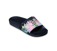 Badesandale ROXY "RG SLIPPY II PRINTED", Mädchen, Gr. 31, schwarz multi 1, Synthetik, Schuhe, Badelatschen (43276652-31) schwarz multi 1