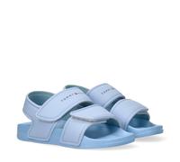 Badesandale TOMMY HILFIGER, Jungen, Gr. 25, hellblau, Synthetik, Schuhe, Badeschuh, Wassersandale, Sommerschuh mit Klettverschlüssen (78643029-25) hellblau