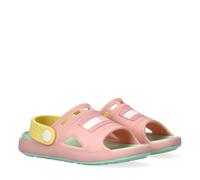 Badesandale TOMMY HILFIGER, Mädchen, Gr. 30, pink, gelb, Gummi, Synthetik, Schuhe, Badeschuh, Clog mit schwenkbarem Riemchen (55686765-30) pink, gelb
