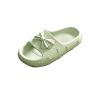 Badeschuhe Damen Leicht Robuste Günstig Hausschuhe Wasserfest Rutschfest Badezimmer Mit Weichen Sohlen Und Dicken Pantoletten Elegant Bequeme Sandalen Schlappen Für Grip Halt Badelatschen Orthopädie