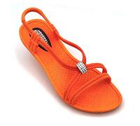 Badeschuhe Damen - Tenno - Schwimmschuhe Badesandalen Frauen - fällt klein aus - schmaler Schnitt - orange38