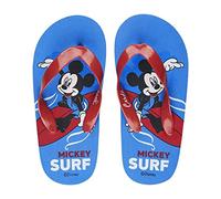 Badeschuhe für Kinder Mickey Mouse - Blau und Rot - Größe 26/27 - Aus 100% EVA - Badeschlappen für Kinder - Original Produkt in Spanien Designed