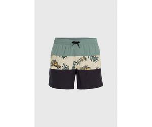 Badeshort Mix & Match Cali block 15" swim shorts Textilgröße: S beigefarbener venice beach
