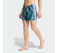 Badeshorts, 13 cm, vom Fußball inspirierte Grafik Bright Yellow / White S