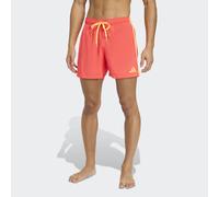 Badeshorts ADIDAS PERFORMANCE "3-STREIFEN 5-INCH", Herren, Gr. S, N-Gr, lucid rot, Obermaterial: 100% Polyester, Badehosen Badeshorts (28621605-S) lucid rot