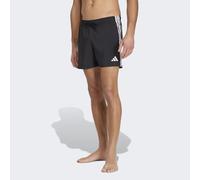 Badeshorts ADIDAS PERFORMANCE "3S SH 5IN", Herren, Gr. M, N-Gr, schwarz, weiß, Obermaterial: 100% Polyester, Badehosen Badeshorts (83042456-M) schwarz, weiß