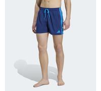 Badeshorts ADIDAS PERFORMANCE "3S SH 5IN", Herren, Gr. S, N-Gr, dunkelblau, bright blau, Obermaterial: 100% Polyester, Badehosen Badeshorts (41421125-S) dunkelblau, bright blau