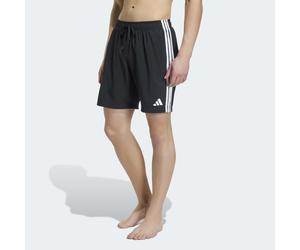 Badeshorts ADIDAS PERFORMANCE "3S SH 8IN", Herren, Gr. L, N-Gr, schwarz-weiß (schwarz, weiß), Obermaterial: 100% Polyester, Badehosen Badeshorts (69046004-L) schwarz, weiß