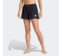 Badeshorts ADIDAS PERFORMANCE "BEACH SHORT W", Damen, Gr. L, N-Gr, schwarz-weiß (schwarz, weiß), Obermaterial: 100% Polyester, Badehosen Badeshorts (50138655-L) schwarz, weiß