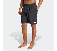 Badeshorts ADIDAS PERFORMANCE "ESS SH 8IN", Damen, Gr. XL, N-Gr, schwarz-weiß (schwarz, weiß), Obermaterial: 100% Polyester, Badehosen Badeshorts (18786056-XL) schwarz, weiß
