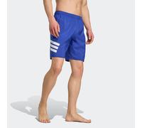 3-Streifen 8-Inch Badeshorts Semi Lucid Blue / White XL