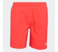 Badeshorts ADIDAS PERFORMANCE "SWIM KINDER", Jungen, Gr. 116, N-Gr, rot (lucid rot), Obermaterial: 100% Polyester, Badehosen Badeshorts (72946346-116) lucid rot