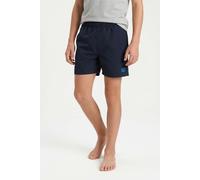 Badeshorts ARENA "BOYS' BEACH BOXER SOLID R", Jungen, Gr. 140 (134), N-Gr, blau (navy, turquoise), Obermaterial: 100% Polyester, Badehosen Badeshorts, mit Seitentaschen, mit innenliegendem Kordelzug,