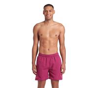 Badeshorts ARENA "FUNDAMENTALS ARENA LOGO BOXER R", Herren, Gr. 3XL, N-Gr, lila (schwarz lila, calypso coral), Obermaterial: 100% Polyester, Badehosen Badeshorts (25672915-XXXL) schwarz lila, calypso