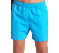 Badeshorts ARENA "FUNDAMENTALS ARENA LOGO JR BOXER R", Kinder, Gr. 128, N-Gr, rot (turquoise, parrot), Obermaterial: 100% Polyester, Badehosen Badeshorts (44429142-128) turquoise, parrot