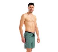 Badeshorts ARENA "M ARENA ELASTIC BAND BEACH BOXER", Herren, Gr. L, N-Gr, sage, Obermaterial: 100% Nylon, Badehosen Badeshorts (30954544-L) sage