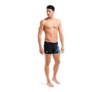 Badeshorts ARENA "M ARENA JELLYFISH SWIM SHORT", Herren, Gr. 9, N-Gr, schwarz (schwarz, multi), Obermaterial: 100% Polyester, Badehosen Badeshorts, chlorbeständig, schnelltrocknend, mit innenliegendem