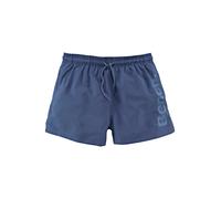 Badeshorts BENCH., Herren, Gr. S (46/48), N-Gr, blau, Microfaser, Polyester, unifarben, Badehosen Badeshorts, mit seitlichem Logoschriftzug (811335-S) blau