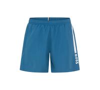 Badeshorts BOSS "Dolphin", Herren, Gr. L, N-Gr, blau (mittelblau), Microfaser, Polyester, Badehosen Badeshorts, mit seitlichem Kontraststreifen (54349917-L) mittelblau