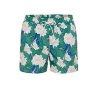 Badeshorts BOSS "Iris", Herren, Gr. L, N-Gr, open grün 350, Microfaser, Obermaterial: 100% Polyester, gemustert, Badehosen Badeshorts, mit floralem Muster (93813358-L) open grün 350