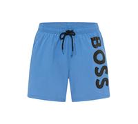 Badeshorts BOSS "Octopus", Herren, Gr. L, N-Gr, bright blau 436, Web, Obermaterial: 100% Polyamid, Badehosen Badeshorts, Mit BOSS Logoschriftzug, elastischer Taillenbund mit Kordel (66835044-L) bright