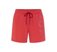 Badeshorts BOSS "Octopus", Herren, Gr. L, N-Gr, rot (dunkelrot 609), Web, Obermaterial: 100% Polyamid, Badehosen Badeshorts, Mit BOSS Logoschriftzug, elastischer Taillenbund mit Kordel (46194902-L) du