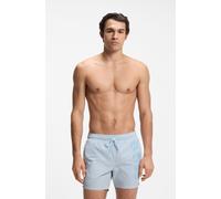 Badeshorts BOSS "Octopus", Herren, Gr. M, N-Gr, open blau 499, Web, Obermaterial: 100% Polyamid, Badehosen Badeshorts, Mit BOSS Logoschriftzug, elastischer Taillenbund mit Kordel (10429240-M) open bla