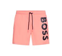 Badeshorts BOSS "Octopus", Herren, Gr. XL (54), N-Gr, rosa (bright pink 671), Web, Obermaterial: 100% Polyamid, Badehosen Badeshorts, Mit BOSS Logoschriftzug, elastischer Taillenbund mit Kordel (70402