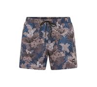 Badeshorts BOSS "Piranha", Herren, Gr. XXXL (58), N-Gr, braun (medium braun 210), Microfaser, Obermaterial: 100% Polyester, Badehosen Badeshorts, mit buntem Alloverdruck (32876667-XXXL) medium braun 2