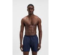 BOSS Herren Starfish Schnell trocknende Badeshorts mit Logo-Print Dunkelblau S