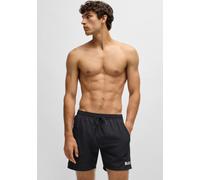 BOSS Herren Starfish Schnell trocknende Badeshorts mit Logo-Print Schwarz001 XXL