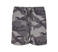 Badeshorts BRANDIT "Brandit Swimshort Basic", Herren, Gr. 3XL, US-Größen, grau (grau camo), 100% Nylon, Badehosen Badeshorts (65434759-XXXL) grau camo