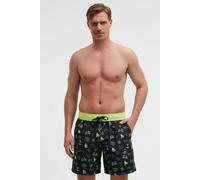 Badeshorts CAMP DAVID, Herren, Gr. 3XL, Normalgrößen, blau, Polyamid, bedruckt, Badehosen Badeshorts, mit Einschubtaschen (84901111-XXXL) blau