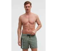 Badeshorts CAMP DAVID, Herren, Gr. 3XL, Normalgrößen, grün olive, Polyamid, bedruckt, Badehosen Badeshorts, mit Einschubtaschen (42740615-XXXL) grün olive