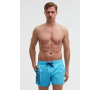 Badeshorts CAMP DAVID, Herren, Gr. XXL, Normalgrößen, blau (aqua), Polyamid, bedruckt, Badehosen Badeshorts, mit Einschubtaschen (96752311-XXL) aqua