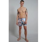 Badeshorts CECEBA, Herren, Gr. 9 (XXXL), N-Gr, bunt (blau, mittel, multicolor1), Obermaterial: 100% Polyester. Innenslip: 100% Polyester, gemustert, Badehosen Badeshorts, mit tollem Print für warme So