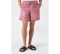 Badeshorts CHAMPION "5-inch Men's swim shorts", Herren, Gr. L, N-Gr, rosa (slr), Web, Polyamid, ausgewaschen, unifarben, Badehosen Badeshorts, sportliche Schnittform, leichtes, schnelltrocknendes Mate