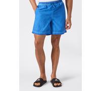 Badeshorts CHAMPION "5-inch Men's swim shorts", Herren, Gr. XL, N-Gr, blau (srs), Web, Polyamid, ausgewaschen, unifarben, Badehosen Badeshorts, sportliche Schnittform, leichtes, schnelltrocknendes Mat