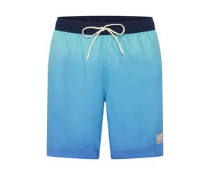 Badeshorts CHAMPION "7-inch Men's swim shorts", Herren, Gr. L, N-Gr, egt, allover, nny, Polyester, Badehosen Badeshorts, sportliche Passform, sportlicher Schnitt, aus Polyester (88227858-L) egt, allov