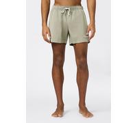 Badeshorts CHAMPION "Beachshort Standard Fit", Herren, Gr. M, N-Gr, beige (mdg), Web, Polyamid, Badehosen Badeshorts, schnelltrocknendes Material, aus Polyamid, bequeme Passform (20438107-M) mdg