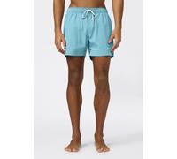 Badeshorts CHAMPION "Beachshort Standard Fit", Herren, Gr. XXL, N-Gr, blau (mlkb), Web, Polyamid, Badehosen Badeshorts, schnelltrocknendes Material, aus Polyamid, bequeme Passform (95075150-XXL) mlkb