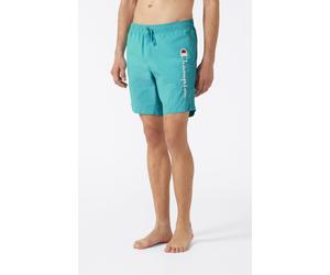 Badeshorts CHAMPION "Icons Beachshort Long", Herren, Gr. XXXL (56), N-Gr, aqbl, Obermaterial: 100% Polyamid, Badehosen Badeshorts, für sportliche Aktivitäten, leichtes Polyamid, Polyester-Einsatz (791