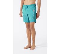 Badeshorts CHAMPION "Icons Beachshort Long", Herren, Gr. XXXL (56), N-Gr, blau (aqbl), Obermaterial: 100% Polyamid, Badehosen Badeshorts, für sportliche Aktivitäten, leichtes Polyamid, Polyester-Einsa